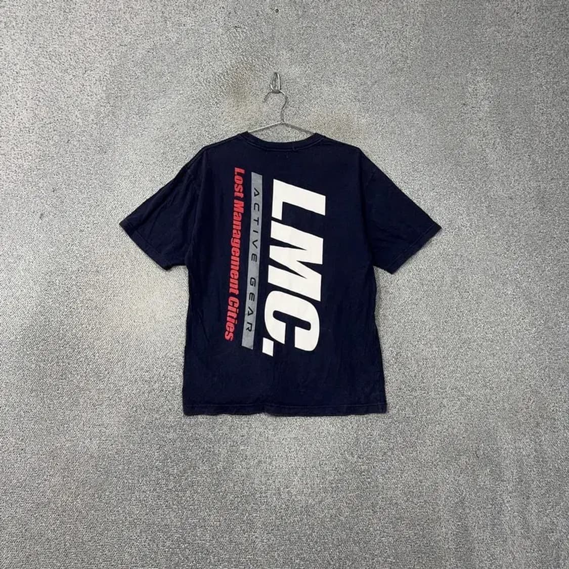 LMC 빅로고 백프린팅 네이비 반팔 티 M 상품이미지2