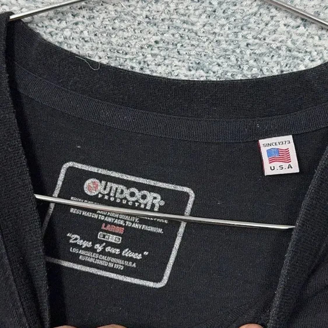 아웃도어 프로덕츠 블랙 반팔 티 L 상품이미지3