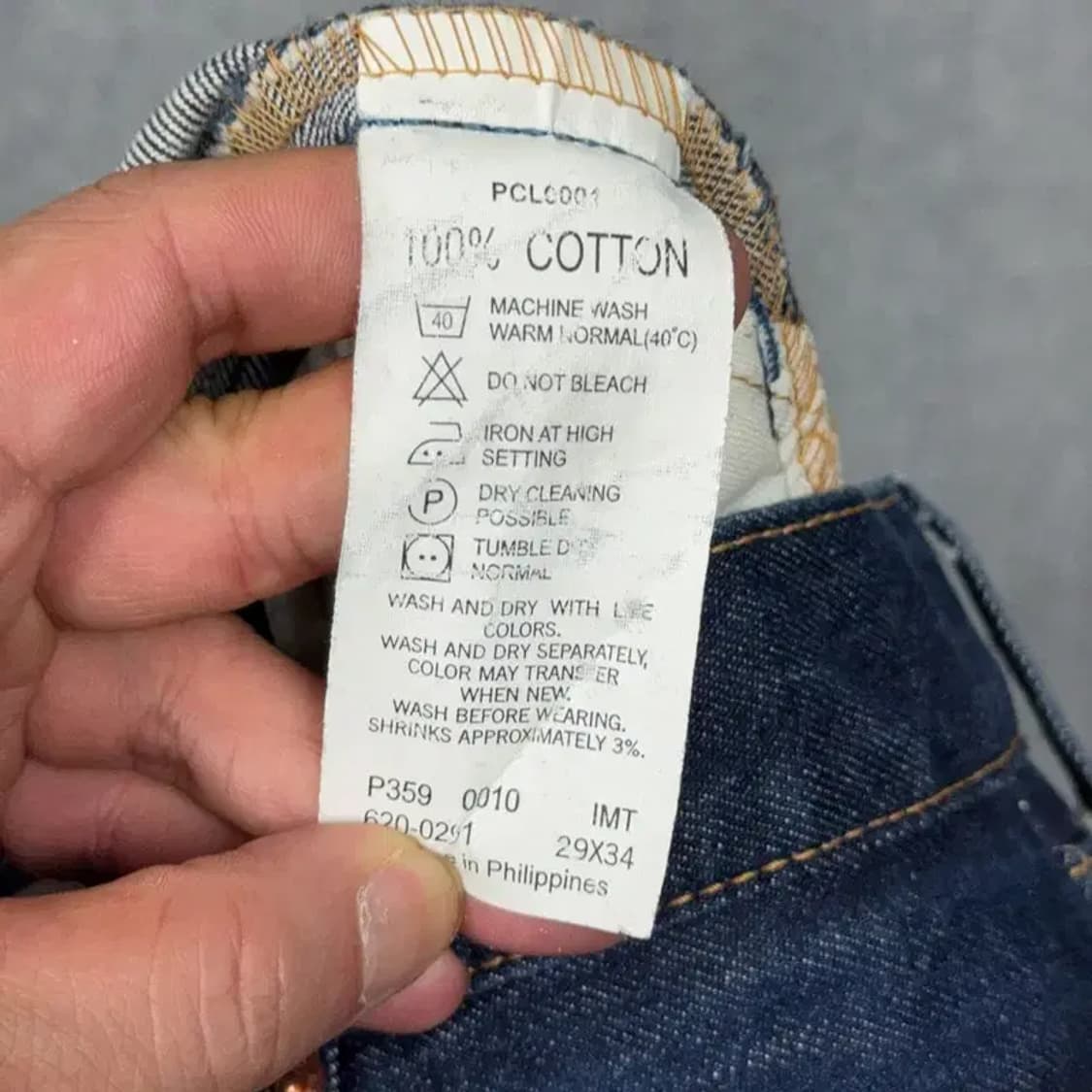 리바이스 620 진청 스티치 데님팬츠 29 상품이미지7