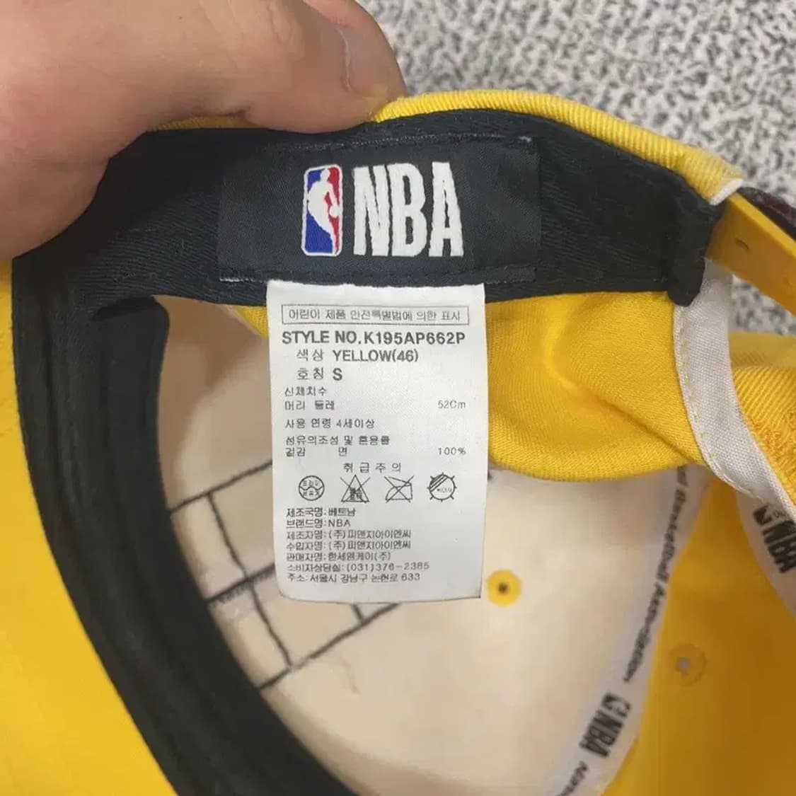 NBA 골든스테이트 옐로우 스냅백 S 상품이미지7