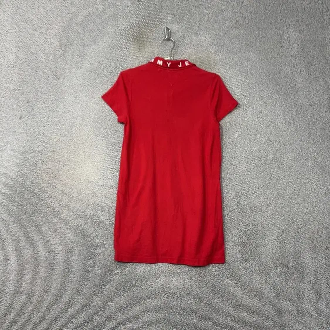 타미힐피거 로고 레드 카라 원피스 XS 상품이미지2