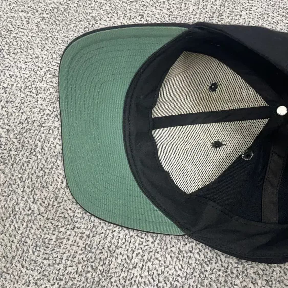 나이키 빈티지 레드 스우시 블랙 볼캡 상품이미지5