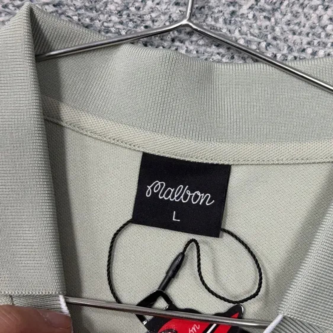 [새상품] 말본 골프 남성 그린 카라티 L 상품이미지4