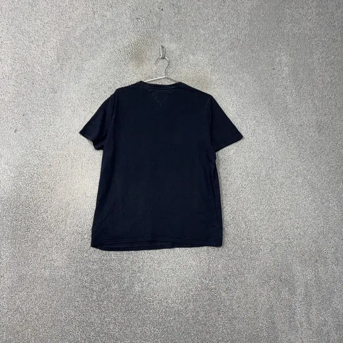 타미힐피거 로고 캐주얼 남성 네이비 반팔 티 M 상품이미지2