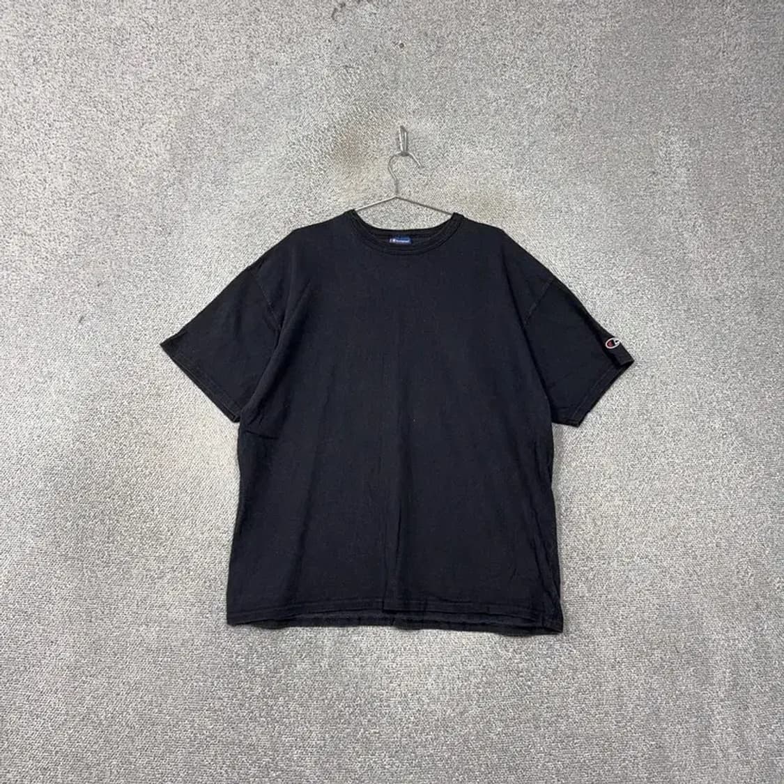 챔피온 네이비 박스핏 로고 남성 반팔 티 XL 상품이미지1