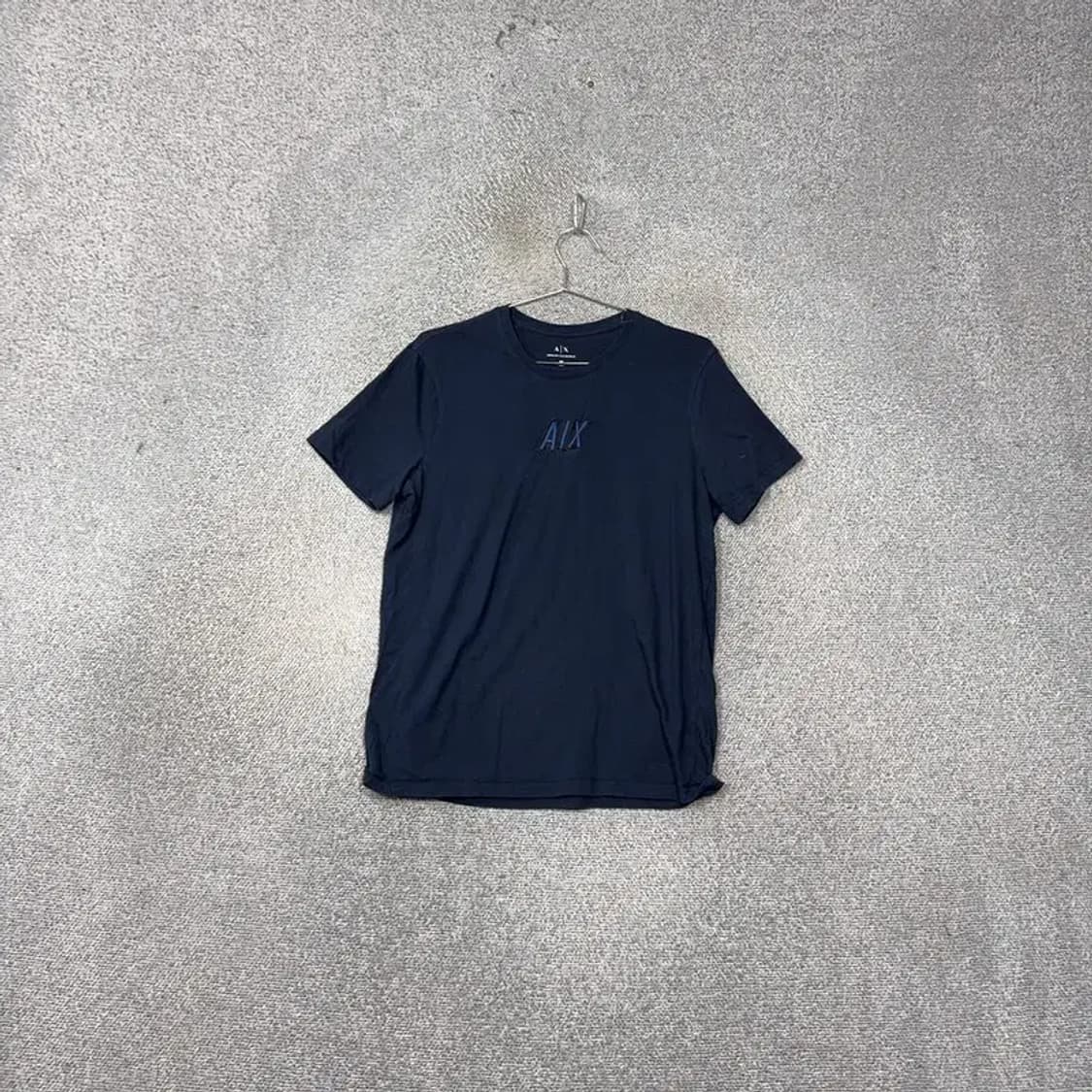 알마니 익스체인지 로고 네이비 반팔 티 M 상품이미지1