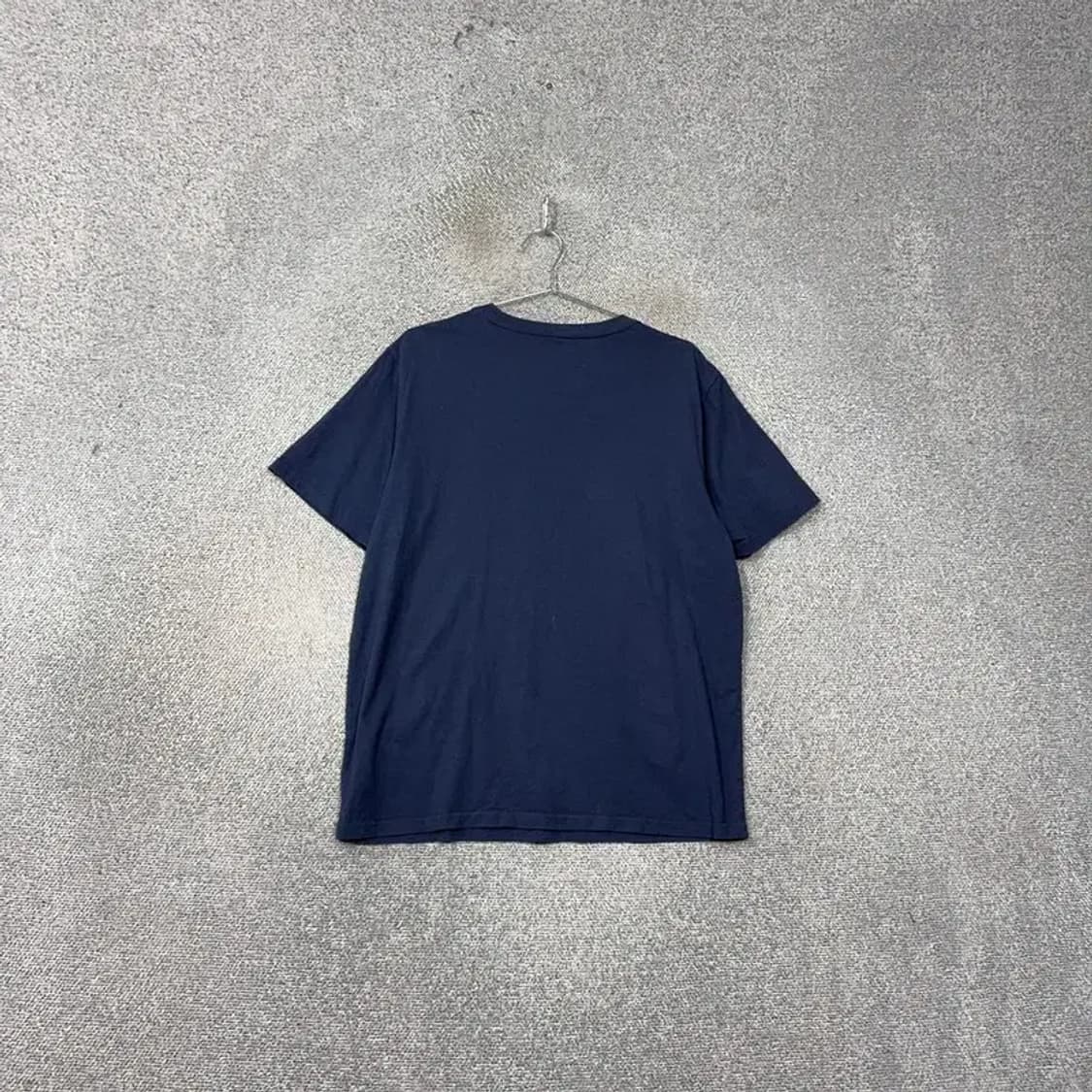 반스 프린팅 네이비 반팔 티 LARGE 상품이미지2