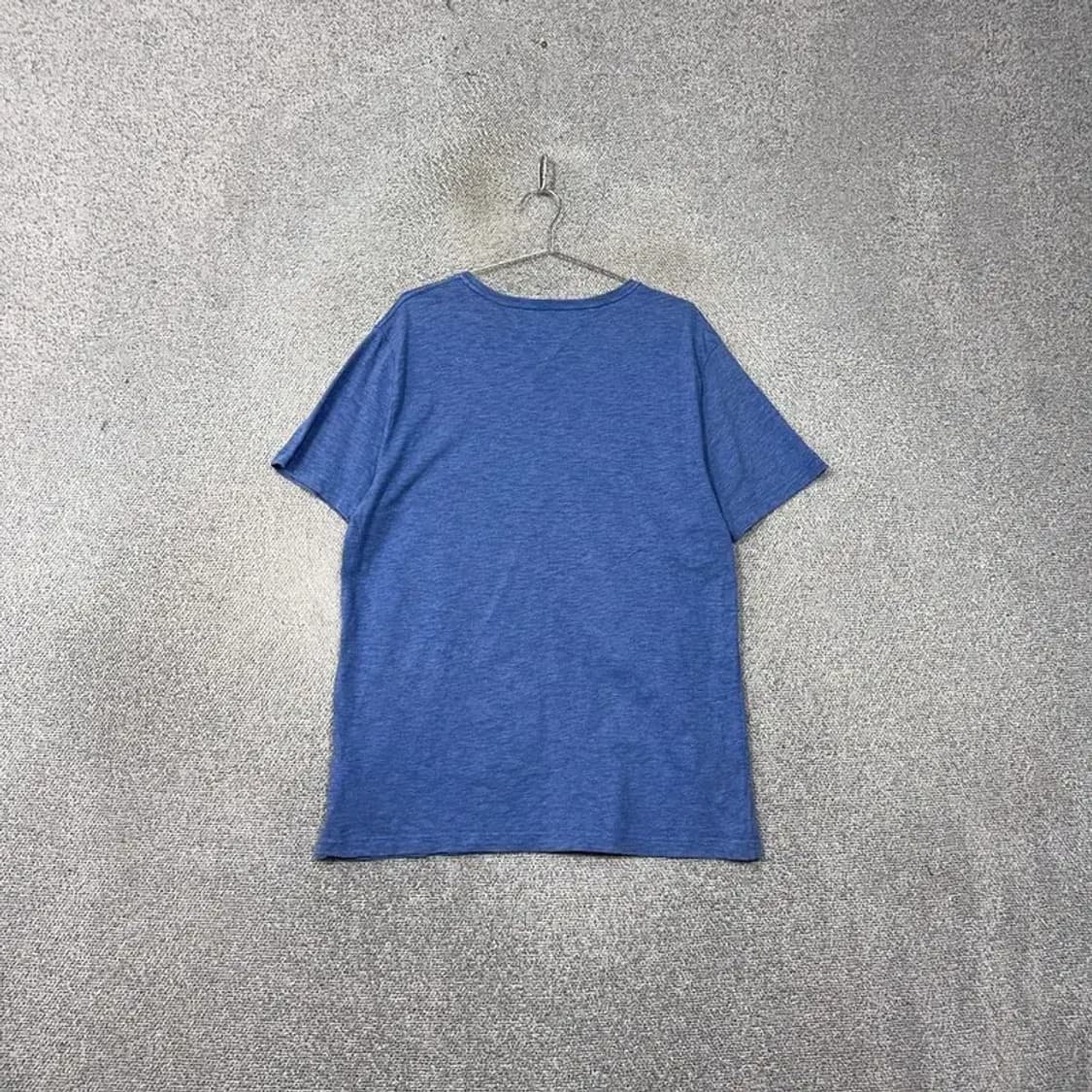 타미힐피거 블루 배색 캐주얼 반팔 티 XL 상품이미지2