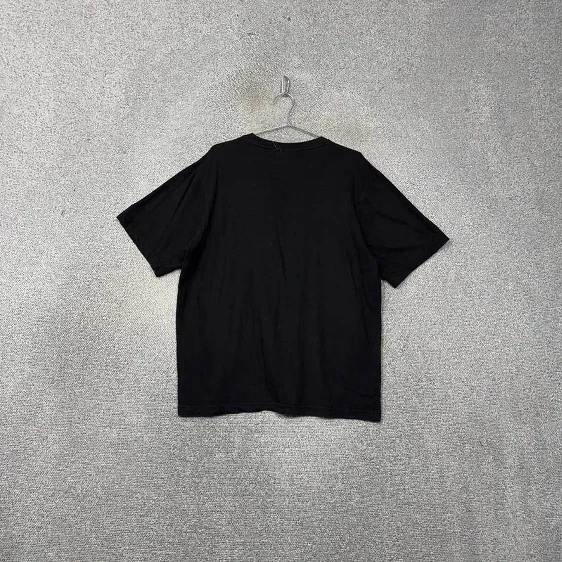 휠라 프린팅 블랙 반팔 티 XXL 상품이미지2