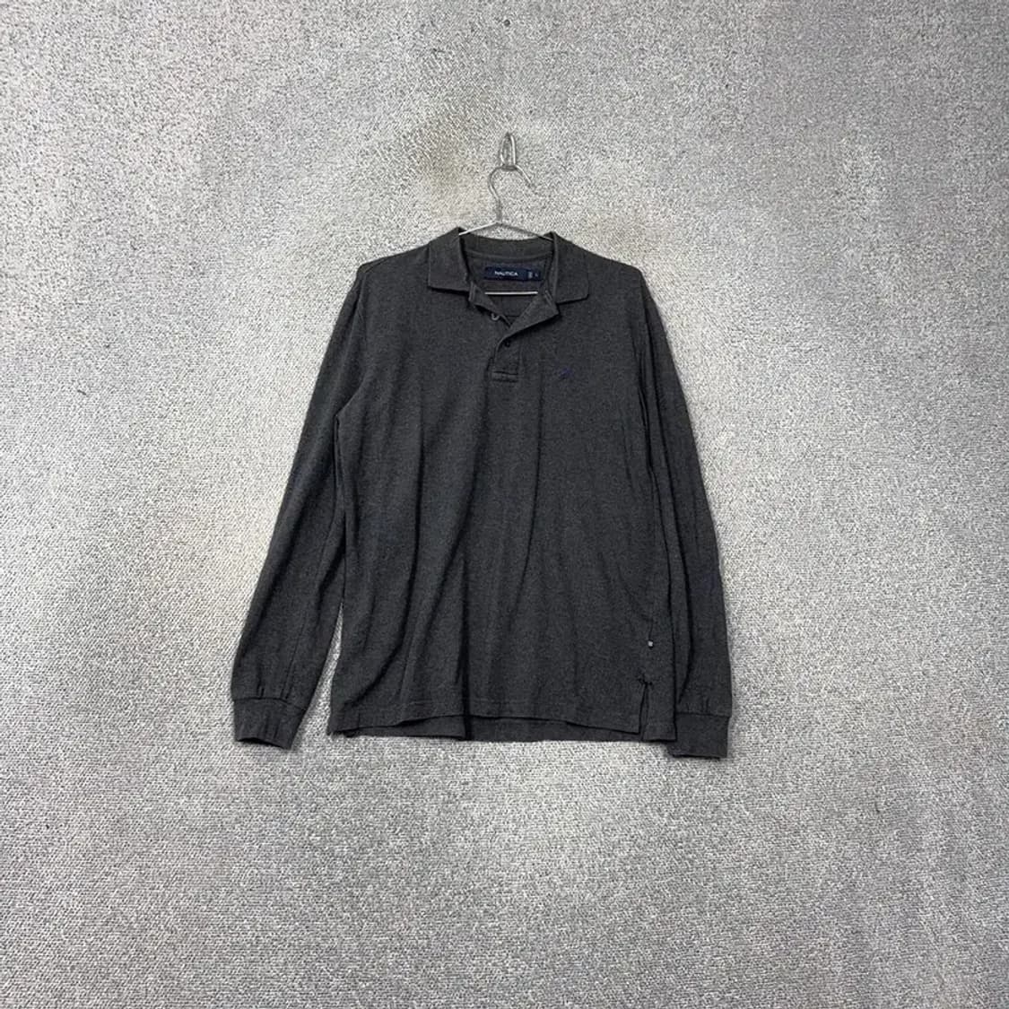 노티카 로고 캐주얼 긴팔 카라티 L 상품이미지1