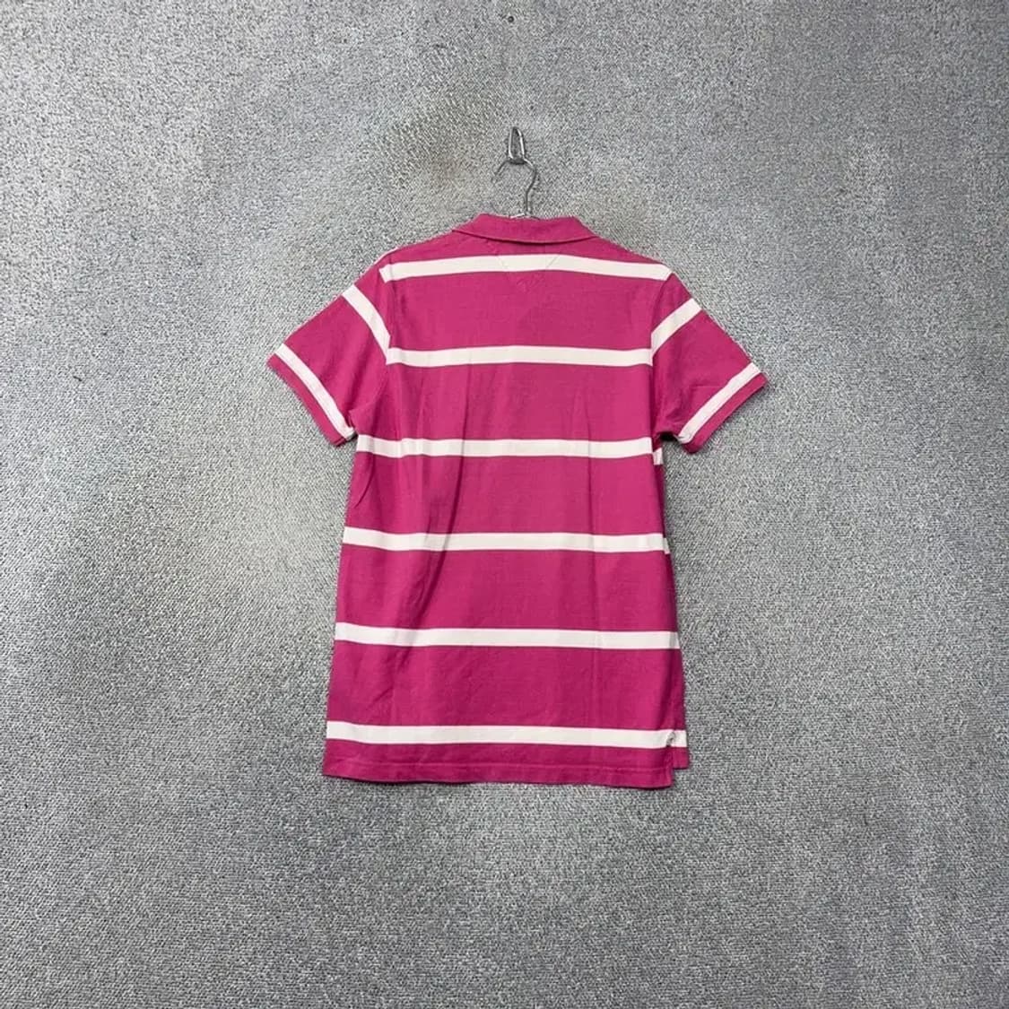 타미힐피거 스트라이프 로고 반팔 카라티 L 상품이미지2