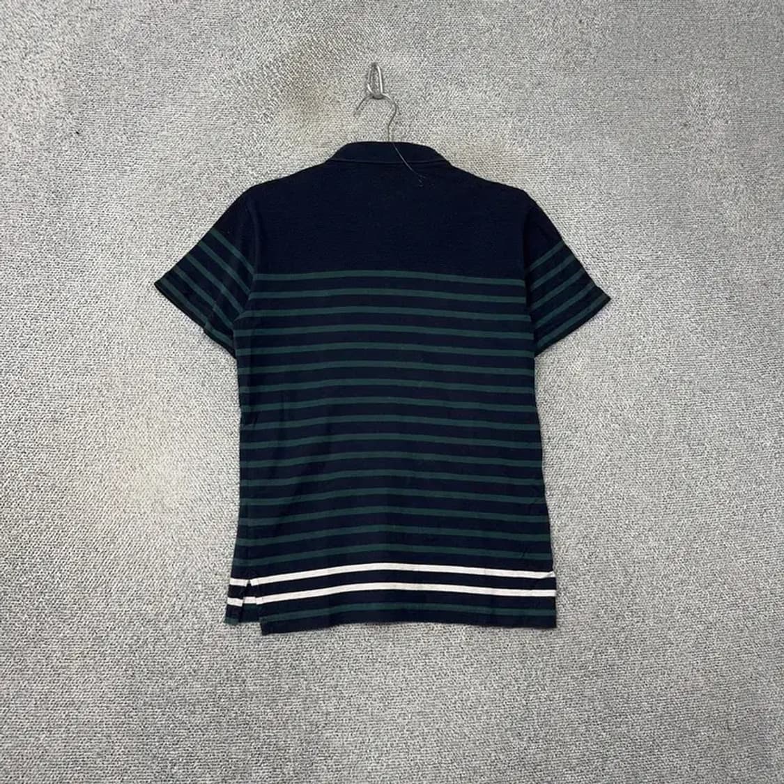 빈폴 스트라이프 네이비 로고 반팔 카라티 95 상품이미지2