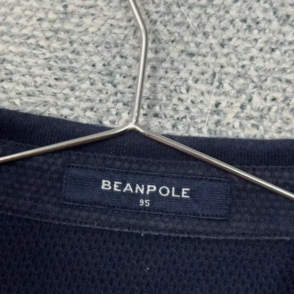 빈폴 스트라이프 네이비 로고 반팔 카라티 95 상품이미지3