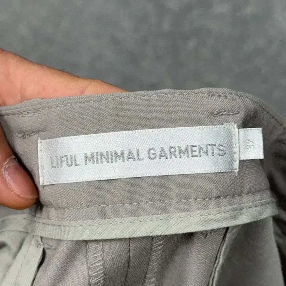 라이풀 라이트 그레이 캐주얼 슬랙스 32 size 상품이미지5