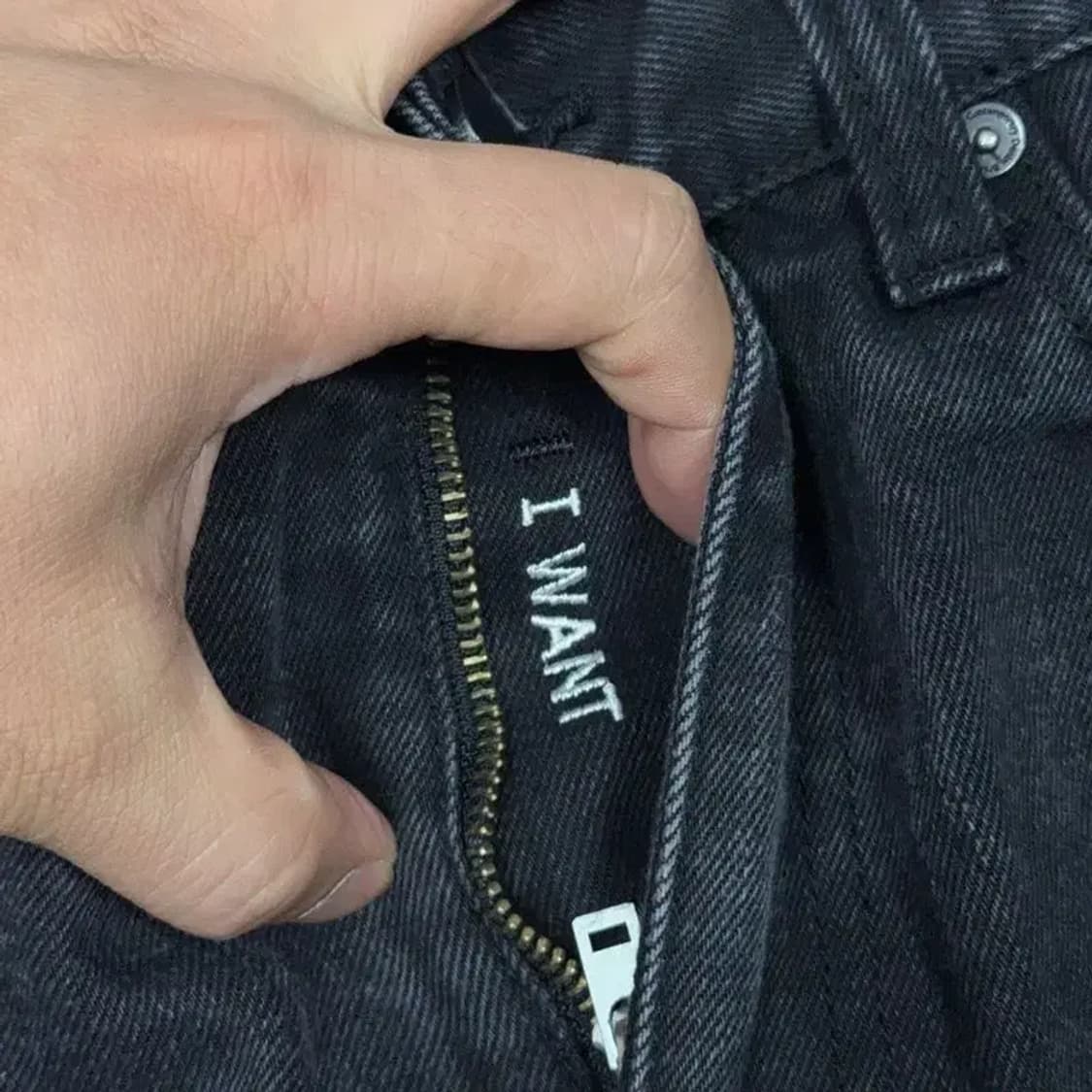 플랙진 캐주얼 흑청 데님팬츠 32 상품이미지5