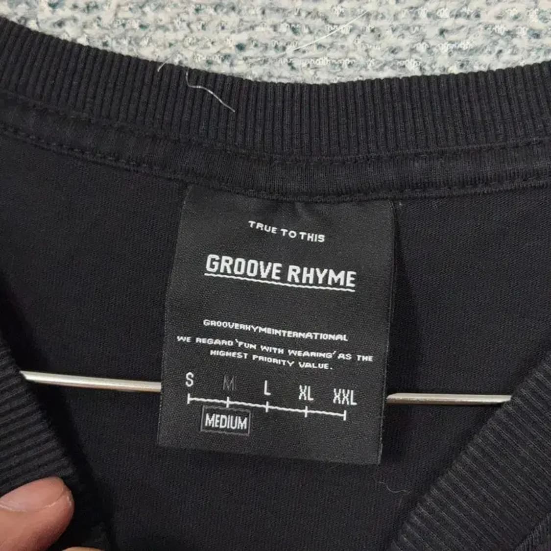 그루브라임 프린팅 로고 반팔티 M 상품이미지3