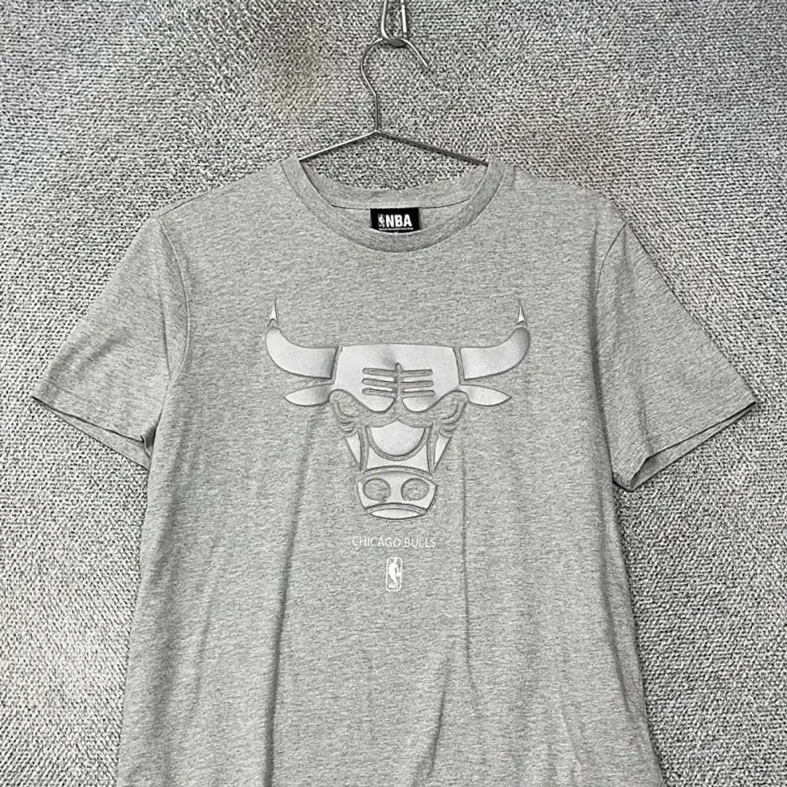 NBA 시카고불스 프린팅 그레이 반팔티 M 상품이미지3