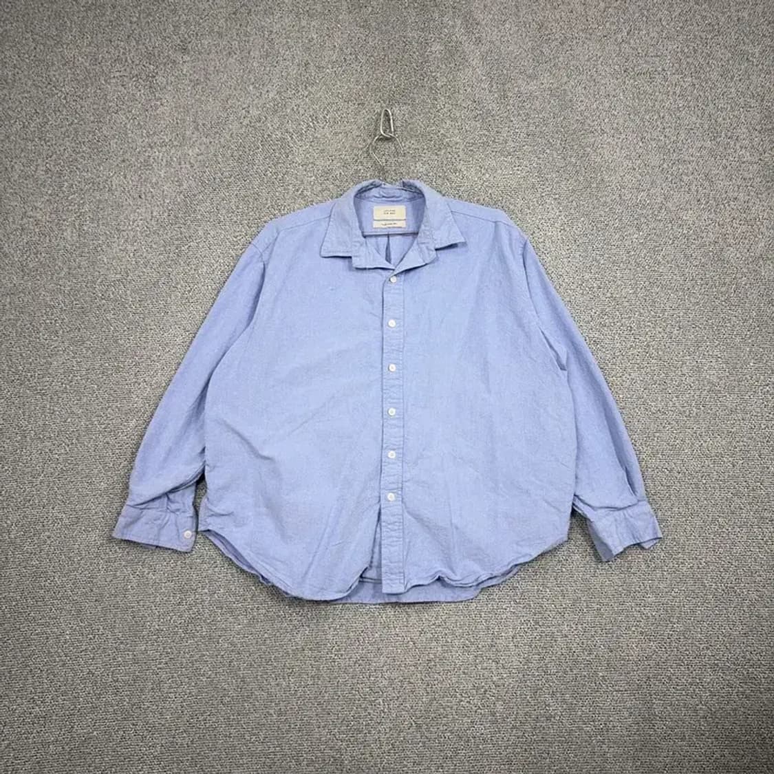라퍼지스토어 라이트 블루 오버핏 옥스포드 셔츠 S 상품이미지1