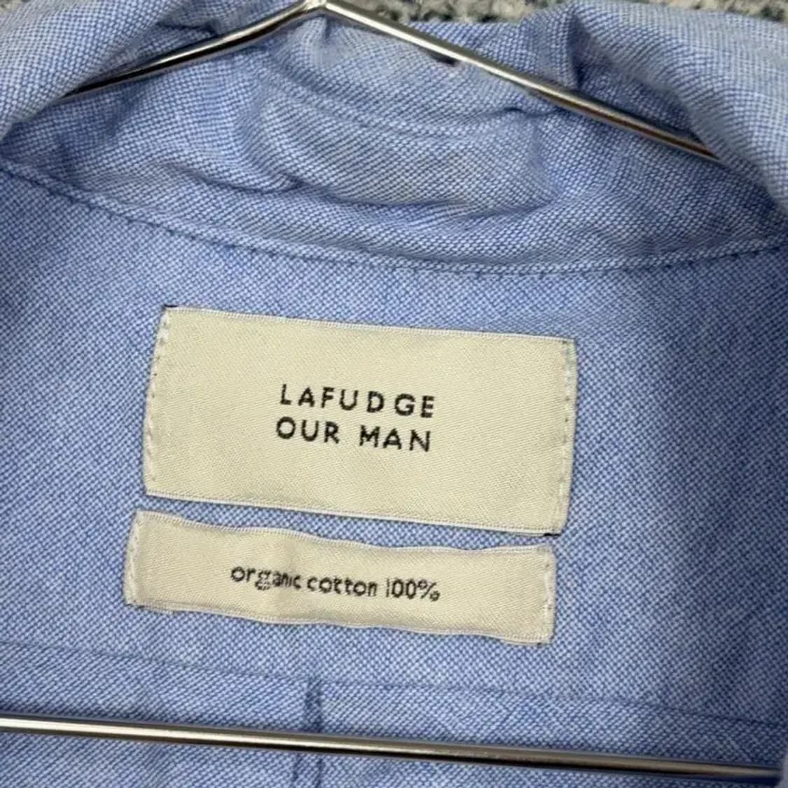 라퍼지스토어 라이트 블루 오버핏 옥스포드 셔츠 S 상품이미지4