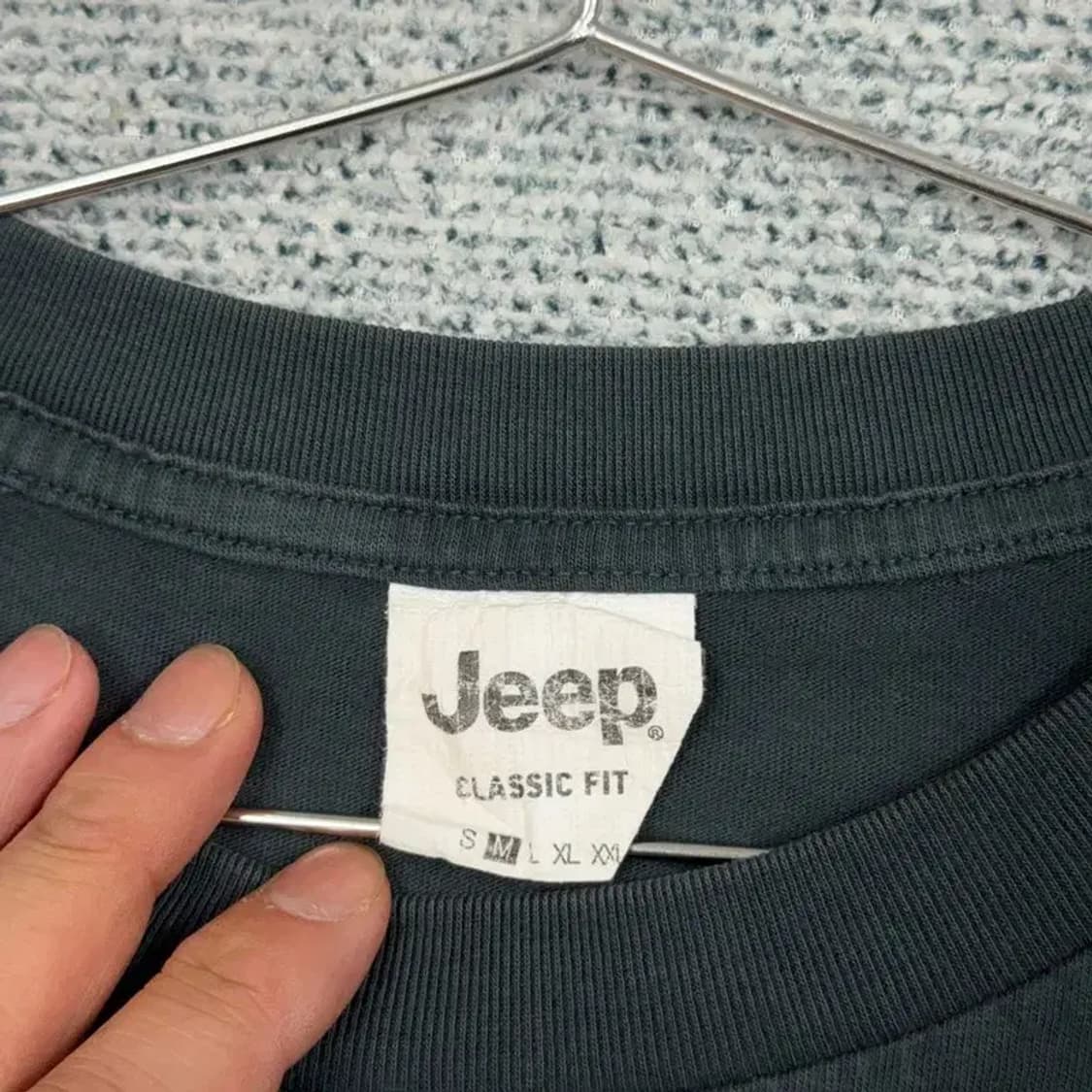 지프 클래식핏 로고 프린팅 남성 반팔티 M 상품이미지3