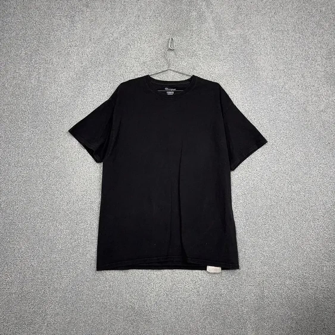 챔피온 블랙 오버핏 반팔 티 XL 상품이미지1