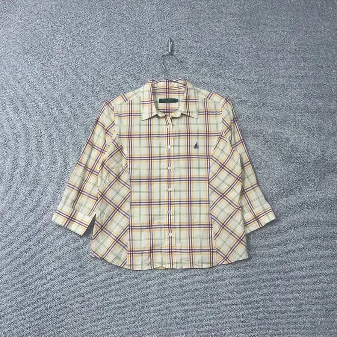 빈폴 체크 로고 여성 빈티지 셔츠 95 상품이미지1