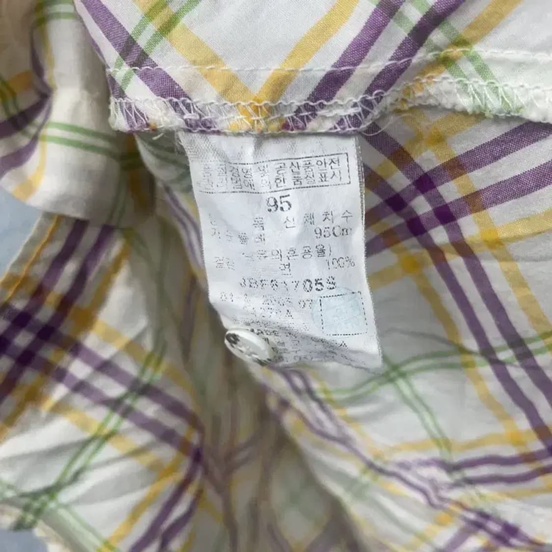 빈폴 체크 로고 여성 빈티지 셔츠 95 상품이미지6