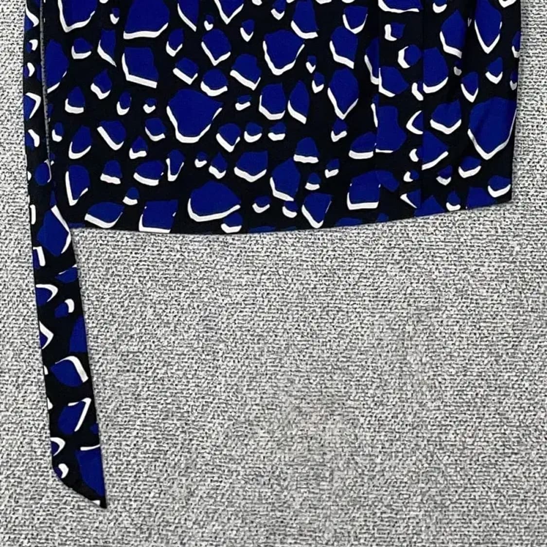 쉬스미스 네이비 블루 패턴 벨티드 원피스 77 상품이미지5