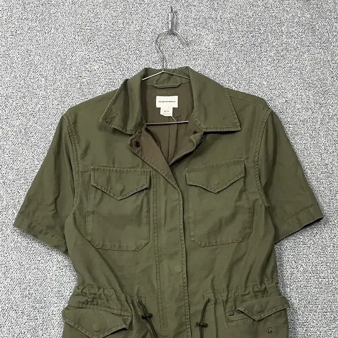 클럽모나코 카키 쿼드포켓 빈티지 셔츠 반팔 XS/TP 상품이미지3