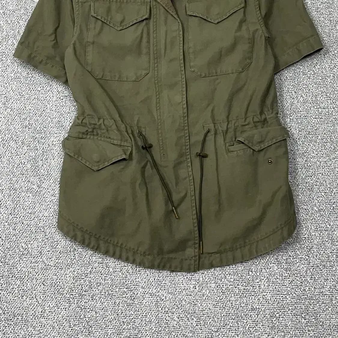 클럽모나코 카키 쿼드포켓 빈티지 셔츠 반팔 XS/TP 상품이미지4