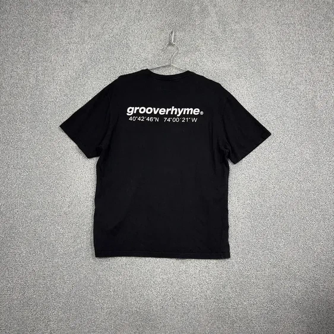 그루브라임 로고 블랙 반팔 티 L 상품이미지2