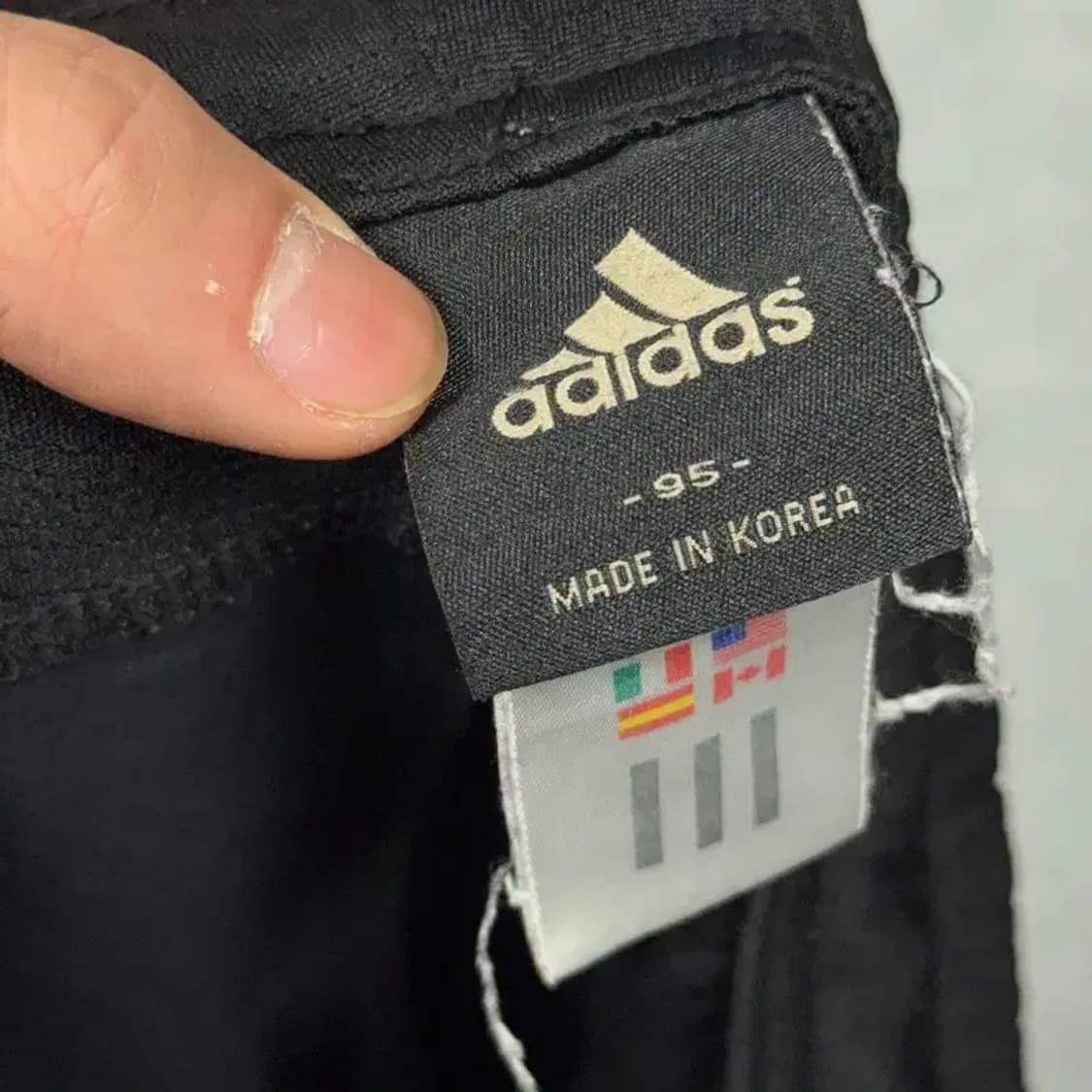 아디다스 블랙 로고 기능성 반바지 95 상품이미지5