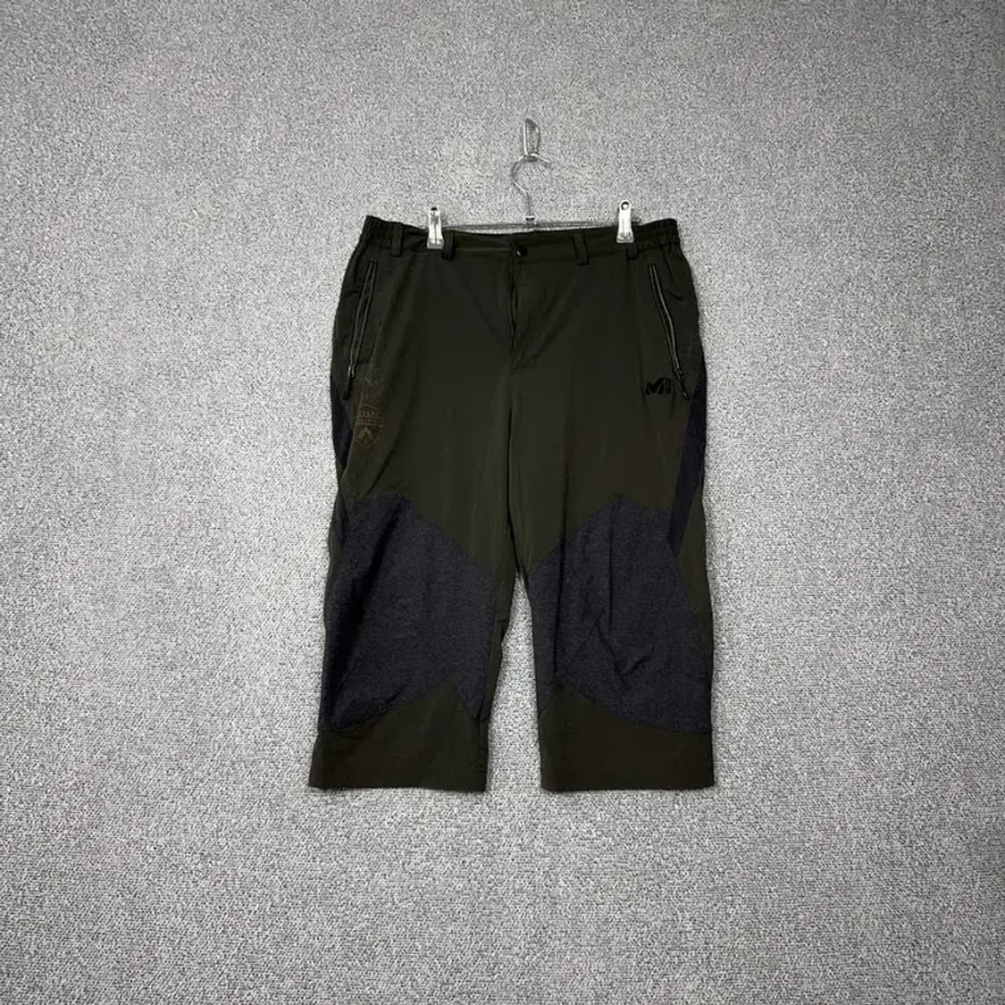 밀레 그레이 로고 등산 기능성 5부 반바지 88 상품이미지1