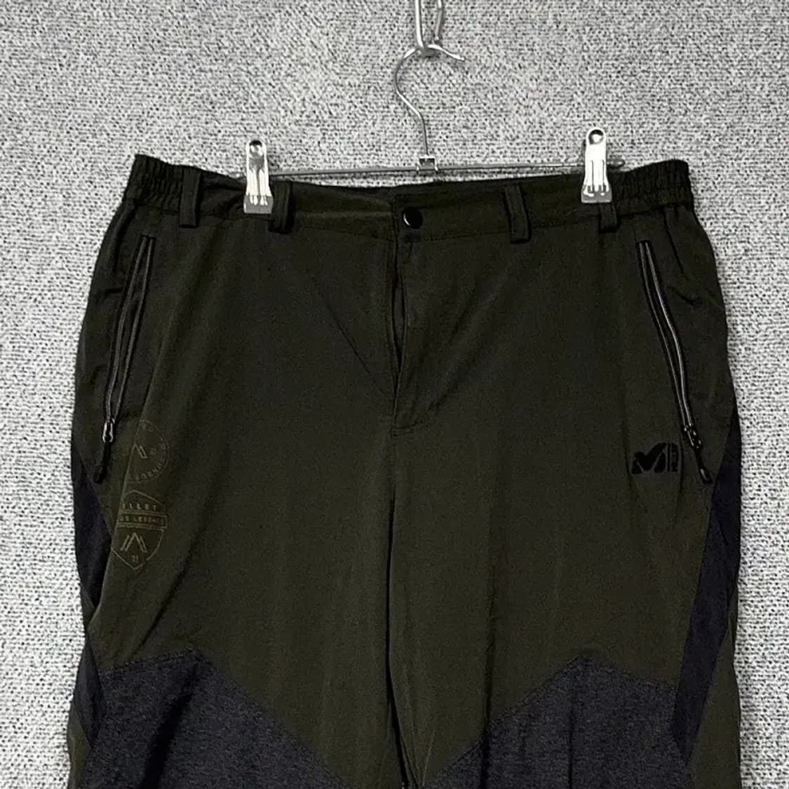 밀레 그레이 로고 등산 기능성 5부 반바지 88 상품이미지3