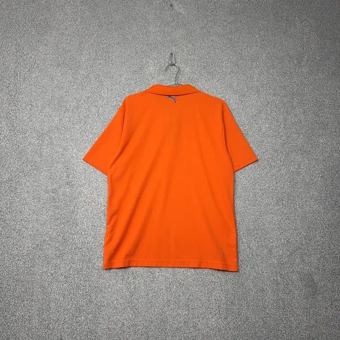 푸마 오렌지 로고 기능성 반팔 카라티 XXL 상품이미지2