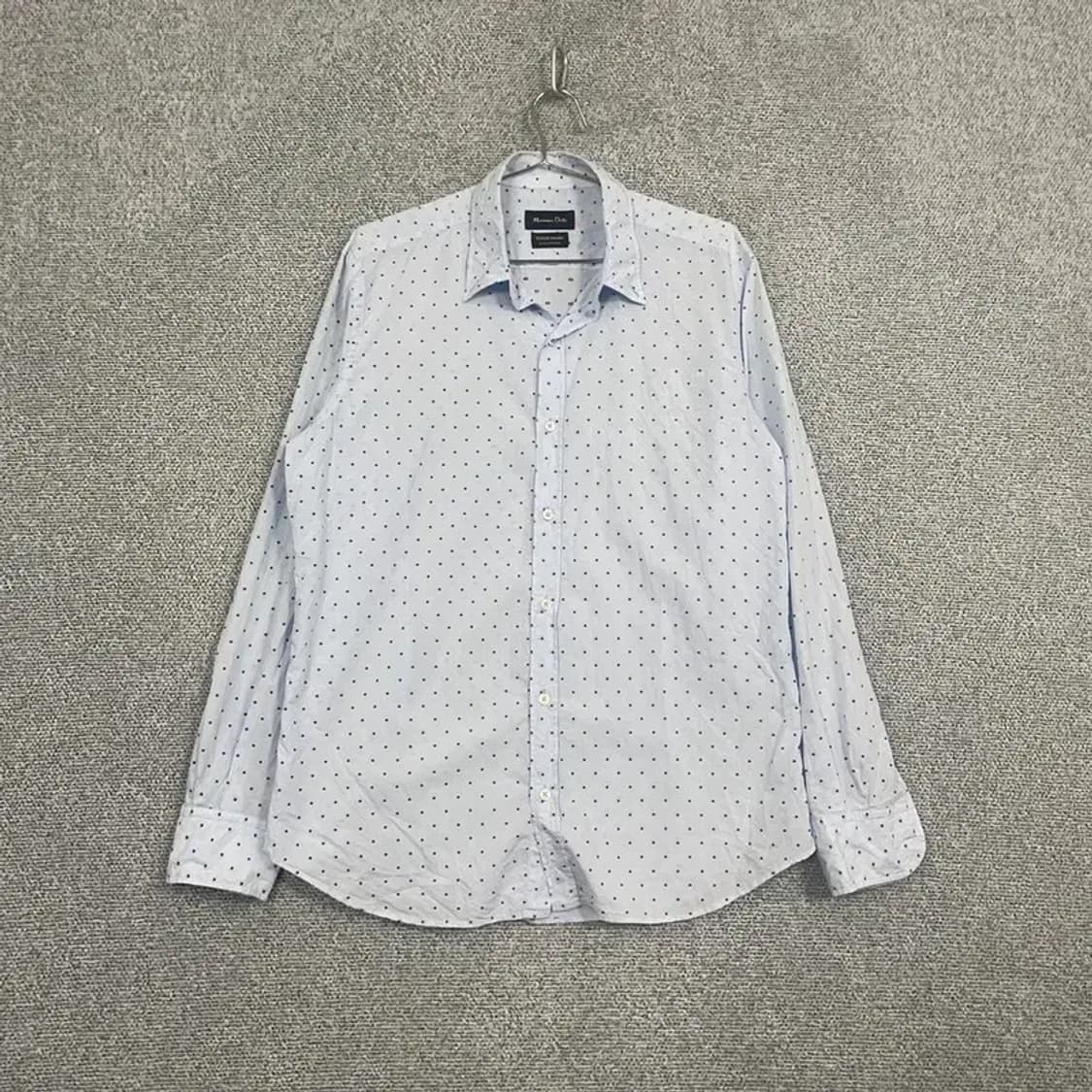 마시모두띠 도트 라이트 블루 셔츠 L 상품이미지1
