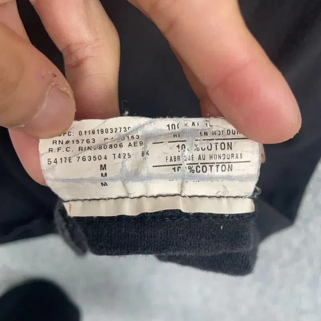 챔피온 프린팅 블랙 반팔 티 L/G 상품이미지6