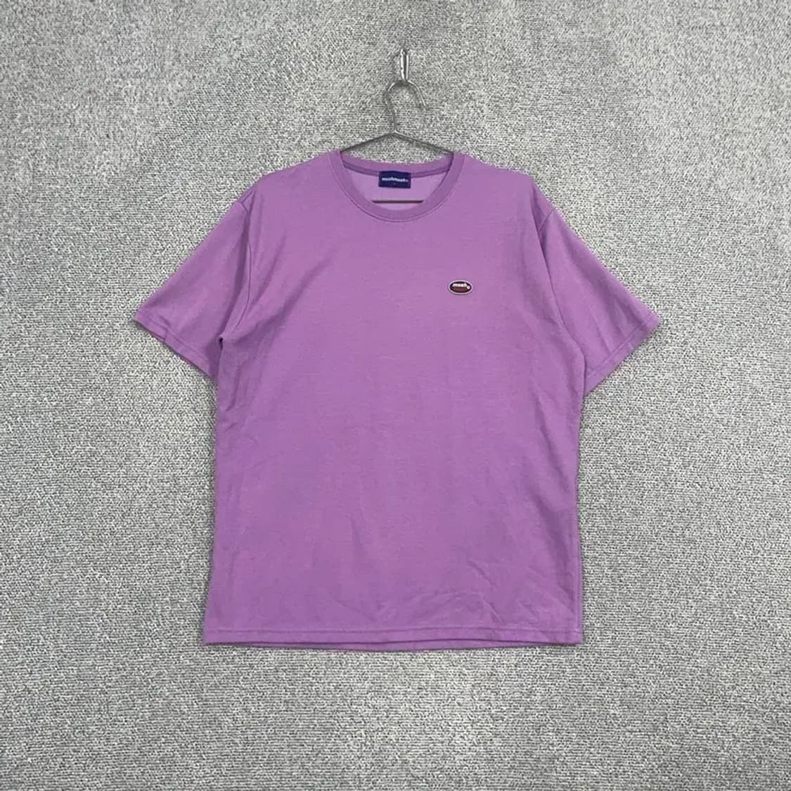 무아무아 퍼플 캐주얼 로고 반팔 티 F 상품이미지1