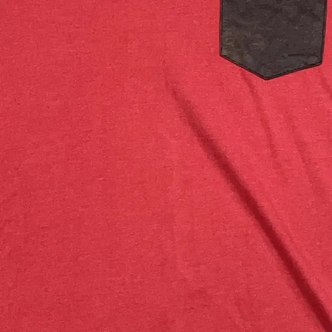 버커루 포켓 레드 반팔 티 XL 상품이미지4