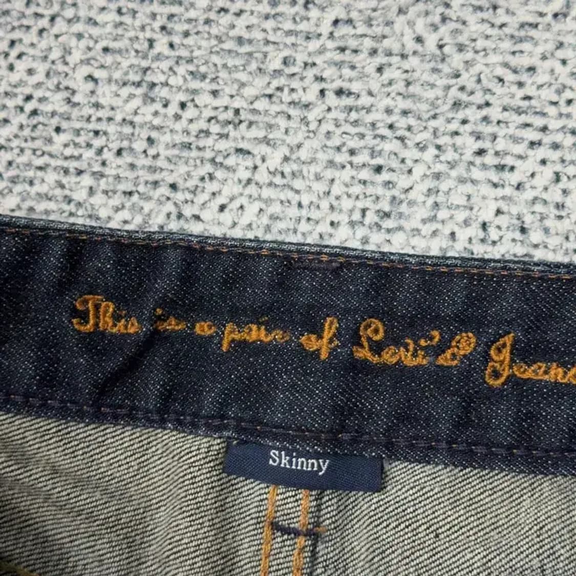 리바이스 여성 진청 스키니진 27 32 상품이미지5