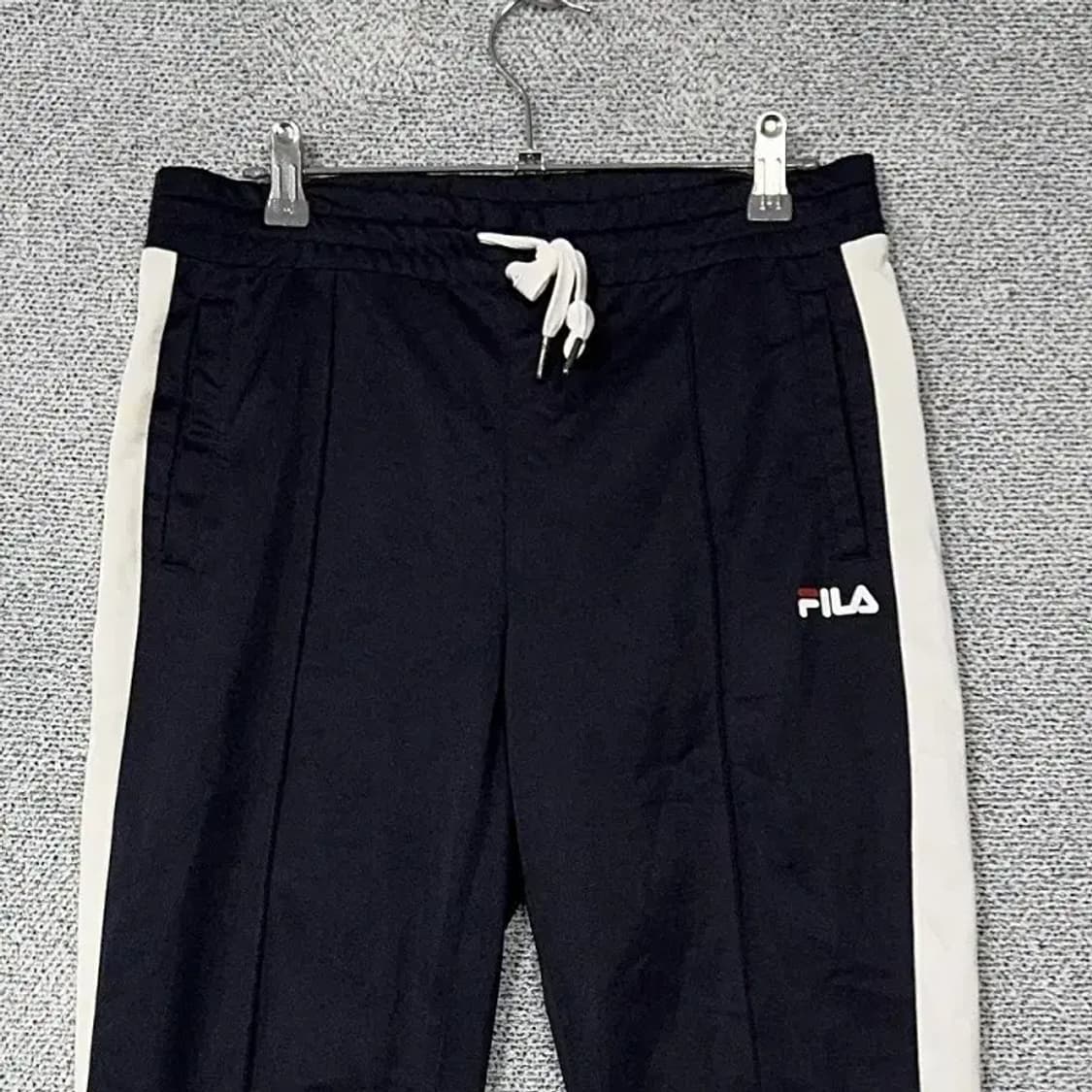 휠라 네이비 로고 기능성 트레이닝 팬츠 M 상품이미지3