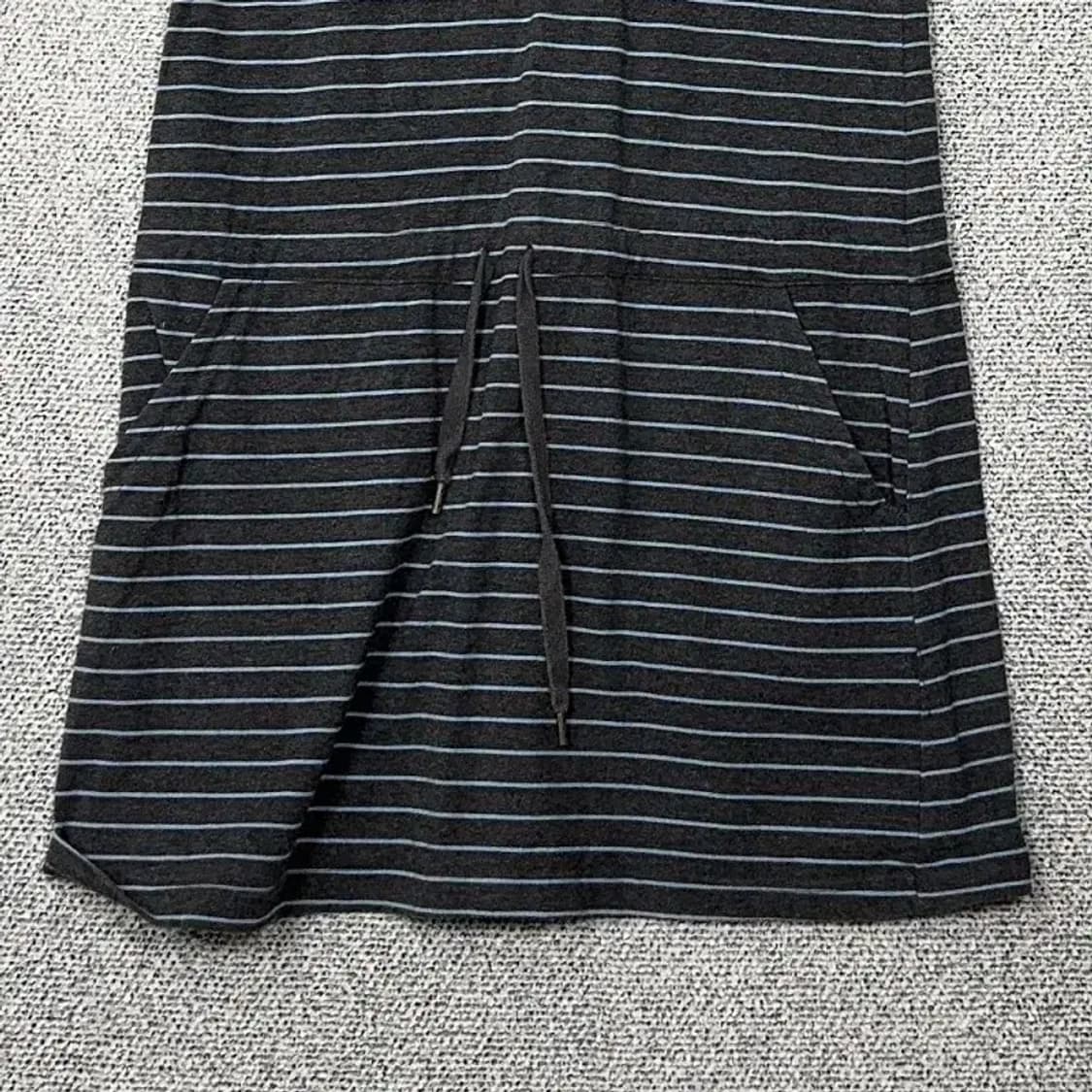 노스페이스 스트라이프 블랙 로고 반팔 카라 원피스 85 상품이미지4