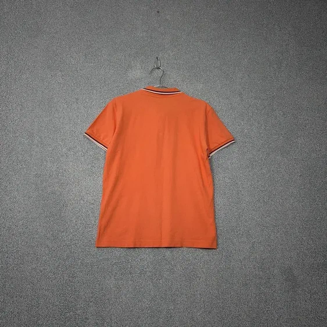 지프 오렌지 빈티지 자수 로고 반팔 카라티 M 상품이미지2