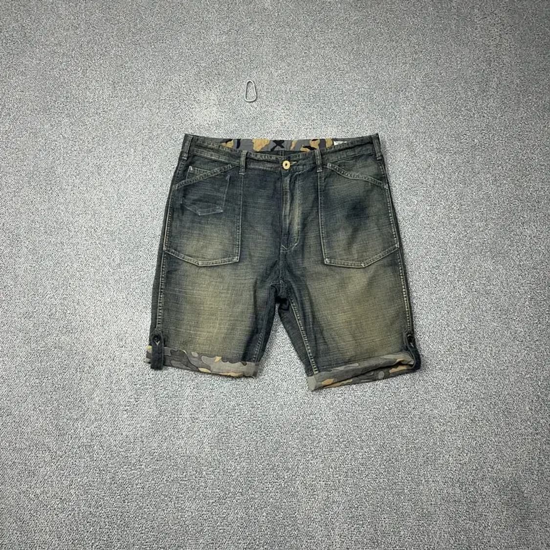 코모도 빈티지 워싱 남성 데님 반바지 90-102 상품이미지1