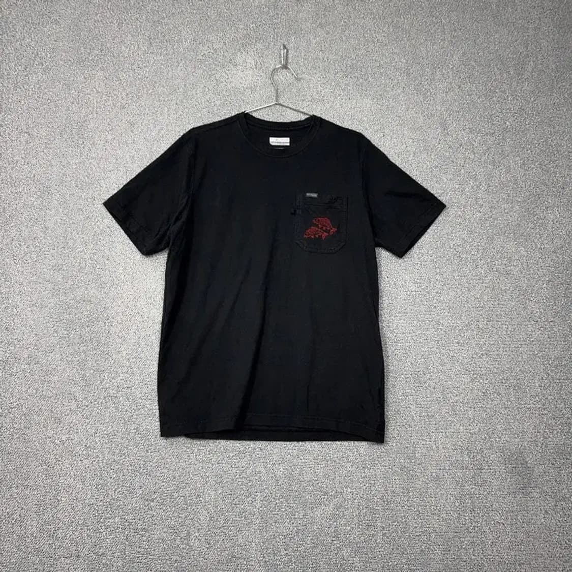 콜롬비아 블랙 포켓 프린팅 반팔 티 M/M 상품이미지1