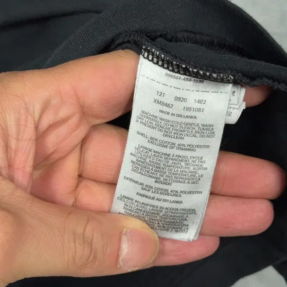 콜롬비아 블랙 포켓 프린팅 반팔 티 M/M 상품이미지4