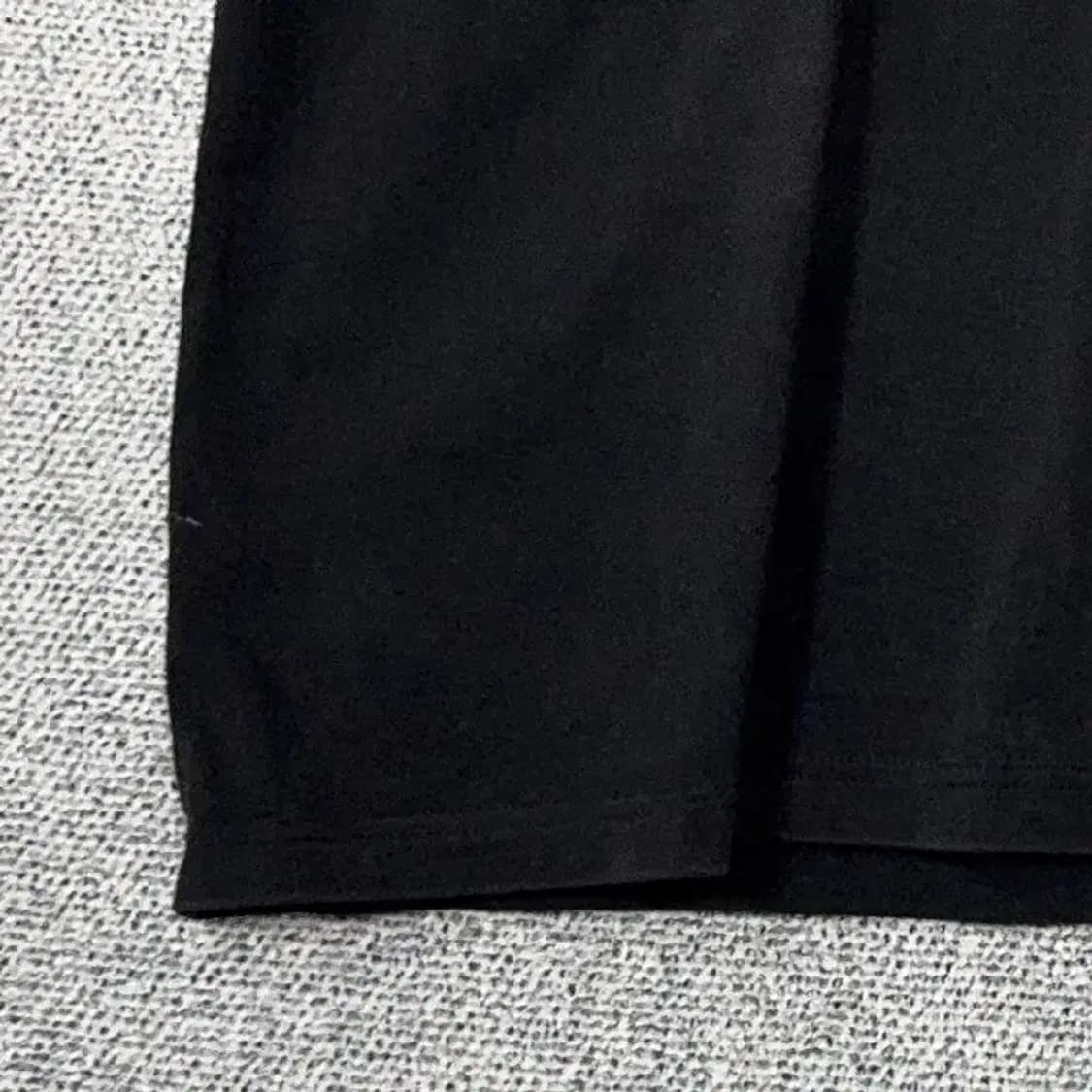 노매뉴얼 블랙 로고 박스핏 반팔 티 M 상품이미지3