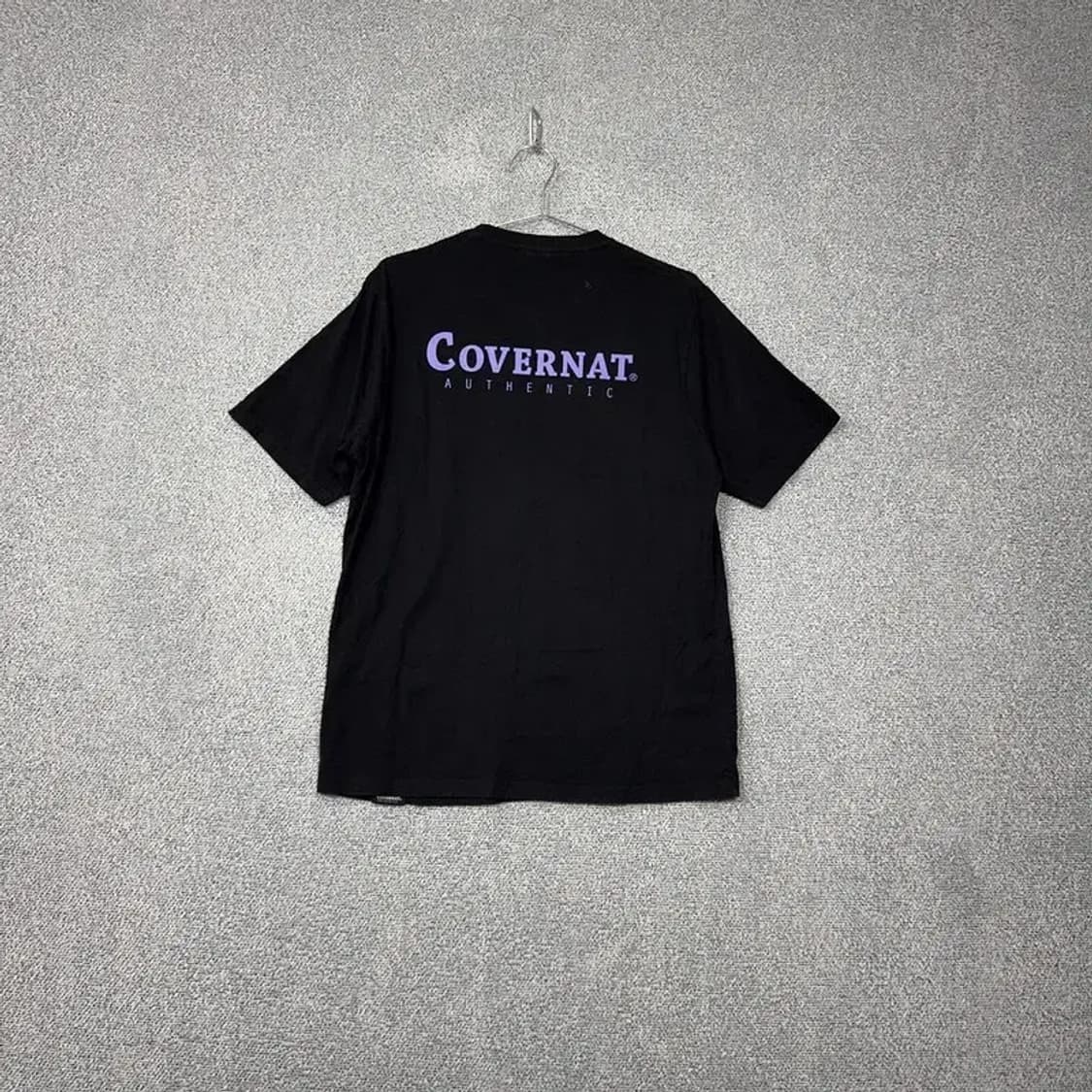 커버낫 블랙 프린팅 반팔 티 L 상품이미지2