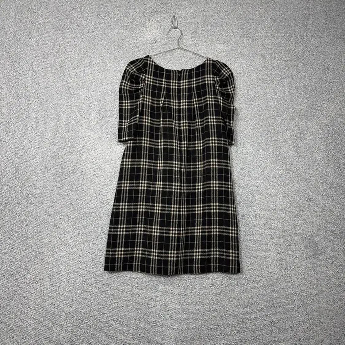 케네스 레이디 캐주얼 체크 블랙 원피스 38 상품이미지2