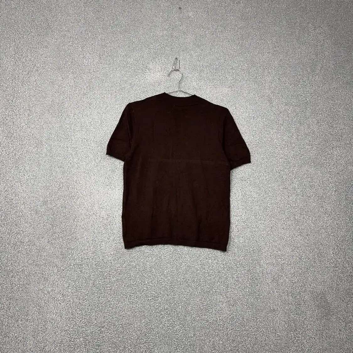 에이치엔앰 브라운 비스코스 반팔 티 M 상품이미지2